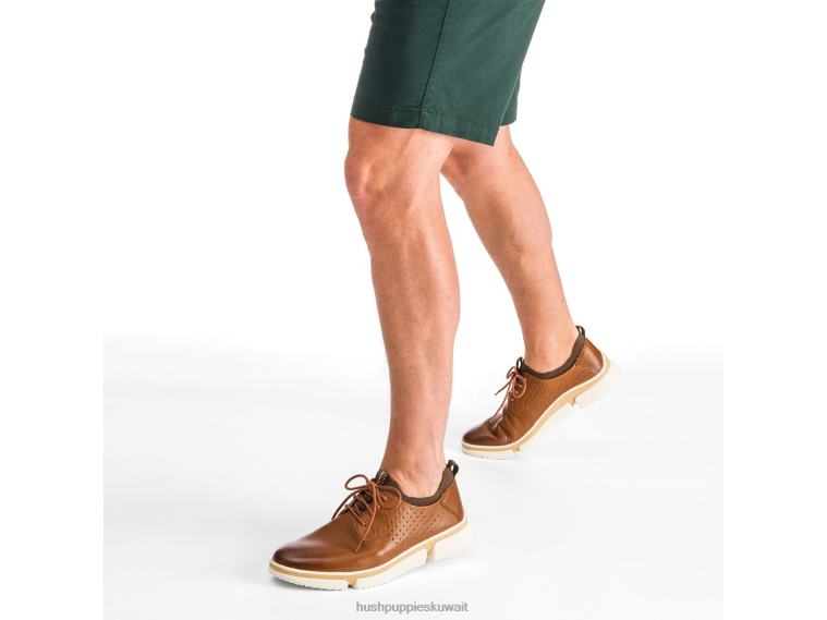 كو Hush Puppies رجال بينيت عادي اصبع القدم أكسفورد جلد كونياك أكسفورد HZ8X4283