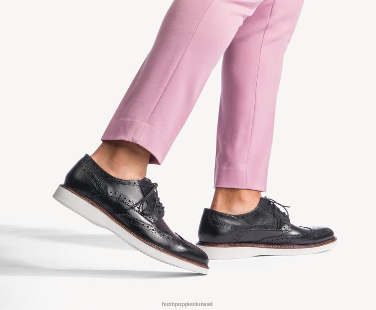 كو Hush Puppies رجال ايفرت وينج تيب أكسفورد جلد كونياك أكسفورد HZ8X4287