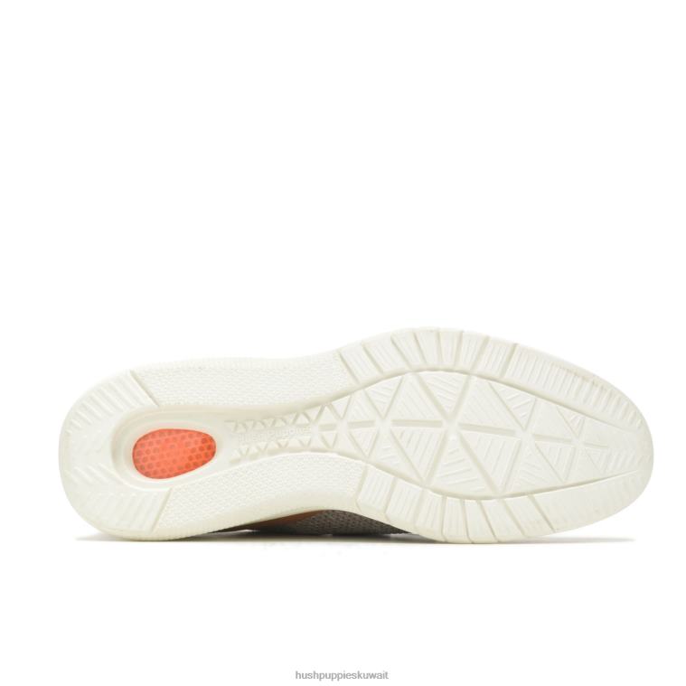 كو Hush Puppies رجال تقدم الدانتيل متماسكة متماسكة رمادي غامق حذاء رياضة HZ8X4290