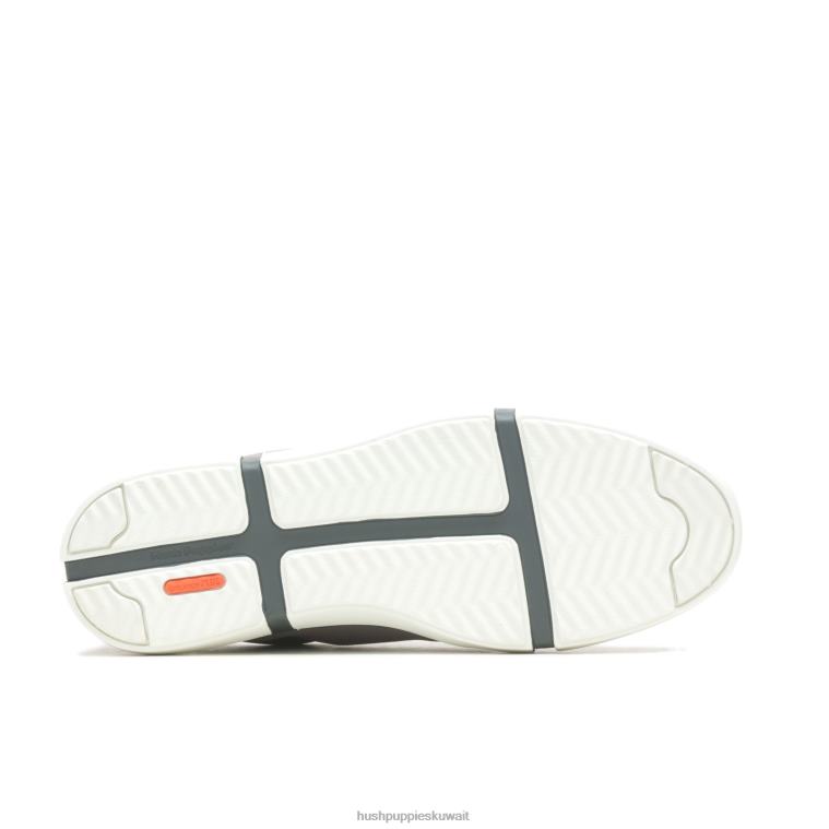 كو Hush Puppies رجال حذاء رياضي بريجز بلون سادة نسيج رمادي فاتح حذاء رياضة HZ8X4294