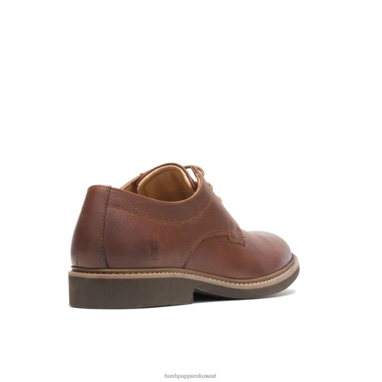 كو Hush Puppies رجال ديترويت عادي اصبع القدم أكسفورد جلد كونياك أكسفورد HZ8X4295