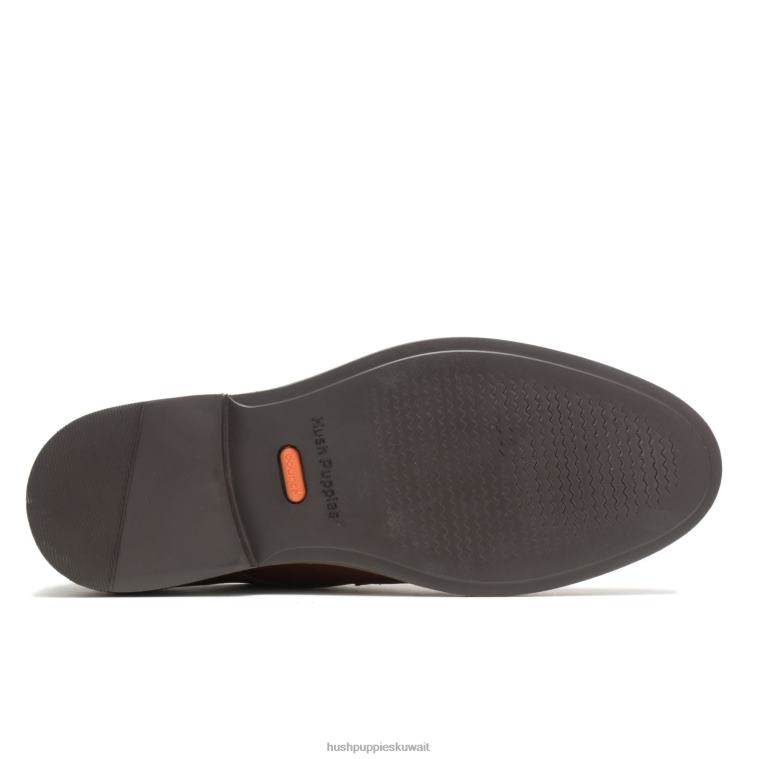 كو Hush Puppies رجال ديترويت عادي اصبع القدم أكسفورد جلد كونياك أكسفورد HZ8X4295