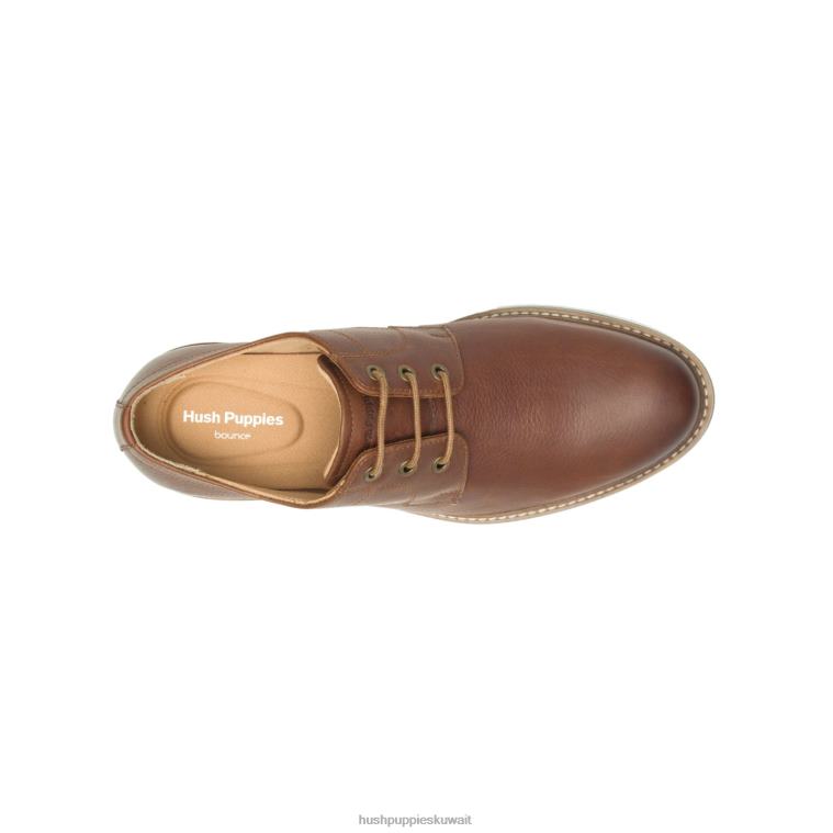 كو Hush Puppies رجال ديترويت عادي اصبع القدم أكسفورد جلد كونياك أكسفورد HZ8X4295