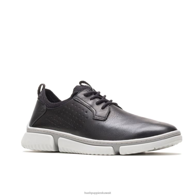 كو Hush Puppies رجال بينيت عادي اصبع القدم أكسفورد جلد أسود أكسفورد HZ8X4297
