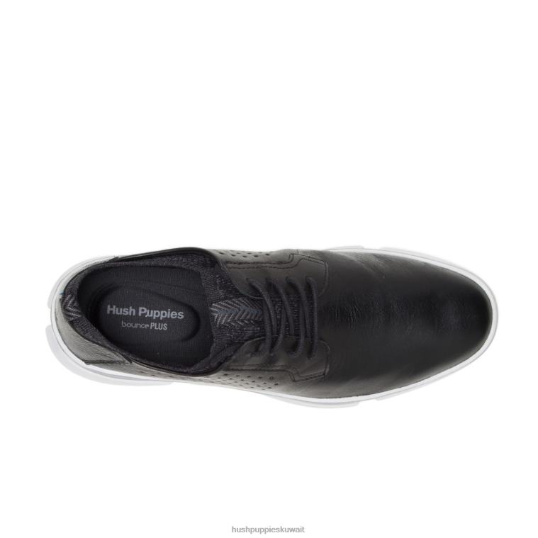 كو Hush Puppies رجال بينيت عادي اصبع القدم أكسفورد جلد أسود أكسفورد HZ8X4297