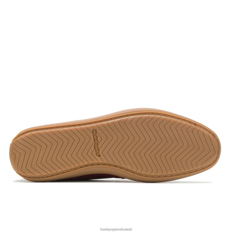 كو Hush Puppies رجال فينلي متعطل النبيذ من جلد الغزال الكسول HZ8X4311
