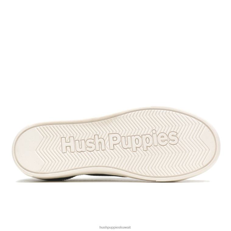 كو Hush Puppies رجال حذاء رياضي منخفض الارتفاع جيد أسود جريء حذاء رياضة HZ8X4344