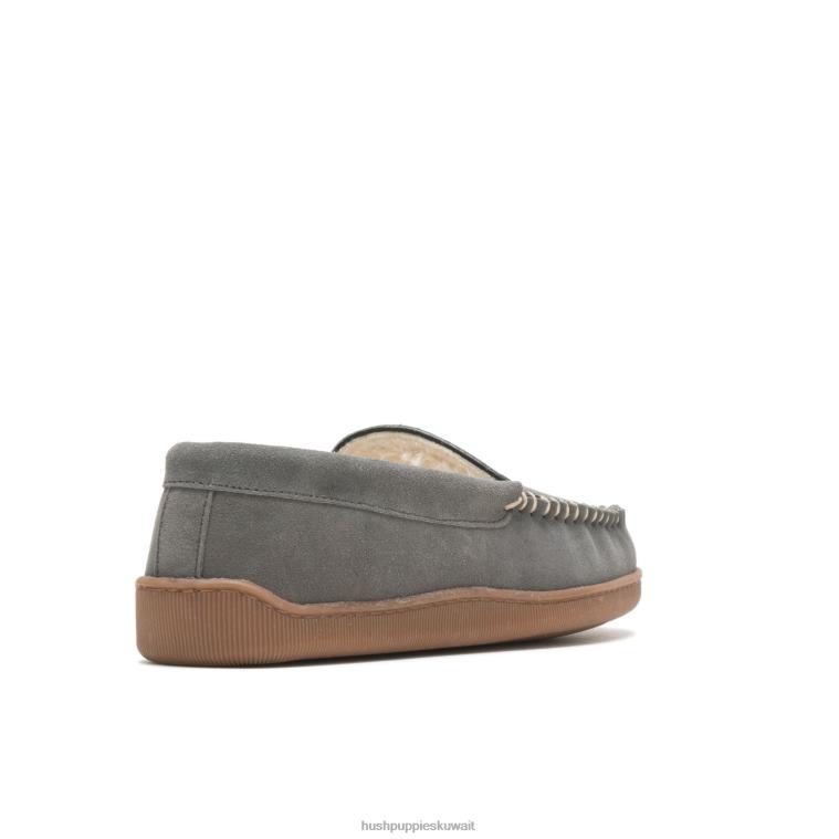 كو Hush Puppies رجال شبشب داوسون رمادي النعال HZ8X4353