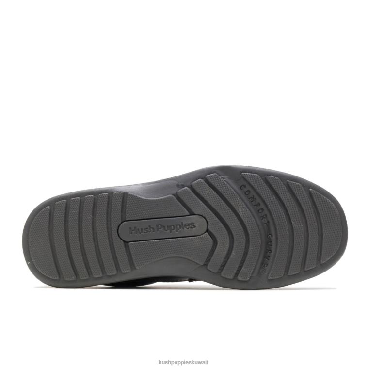كو Hush Puppies رجال جوس جلد بني غامق أحذية المشي HZ8X4360