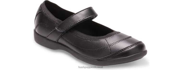 كو Hush Puppies بنت الطفل الصغير ريس ماري جين أسود أحذية HZ8X4366