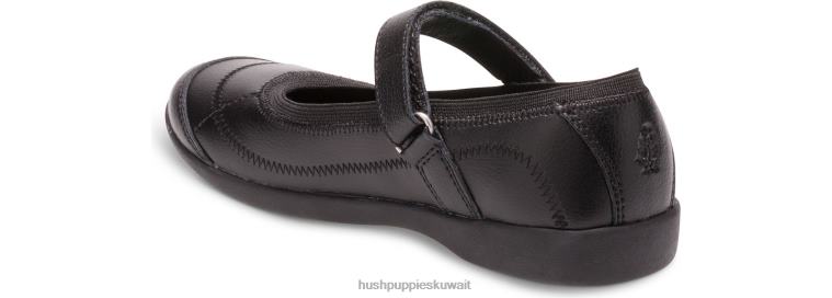 كو Hush Puppies بنت الطفل الصغير ريس ماري جين أسود أحذية HZ8X4366