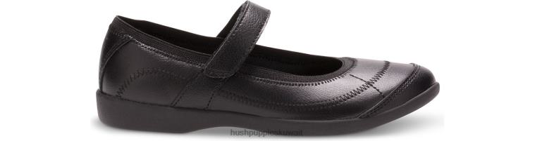 كو Hush Puppies بنت الطفل الصغير ريس ماري جين أسود أحذية HZ8X4366