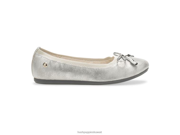 كو Hush Puppies بنت جوزي ماري جين فضة أحذية HZ8X4368