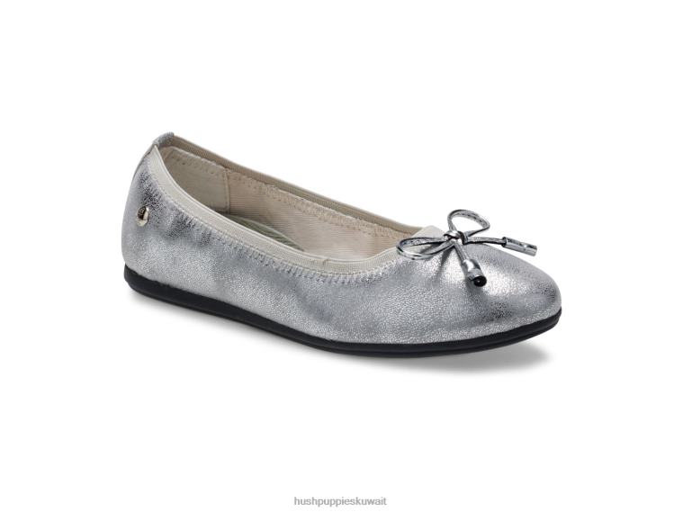 كو Hush Puppies بنت جوزي ماري جين فضة أحذية HZ8X4368