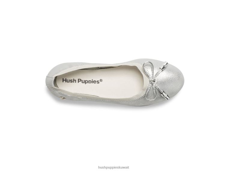كو Hush Puppies بنت جوزي ماري جين فضة أحذية HZ8X4368