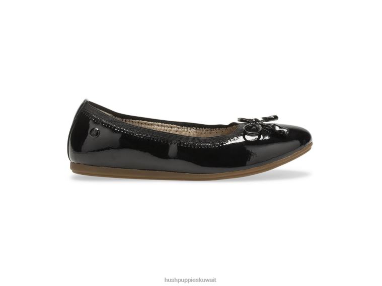 كو Hush Puppies بنت جوزي ماري جين أسود أحذية HZ8X4369