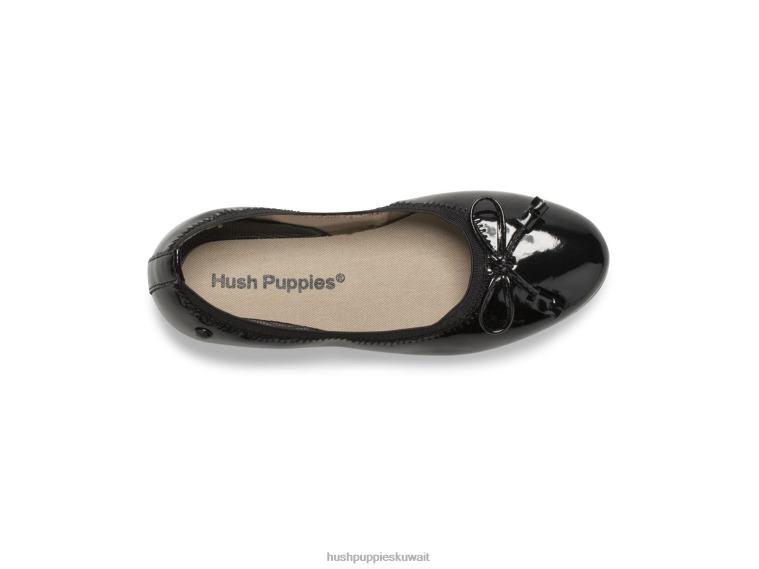 كو Hush Puppies بنت جوزي ماري جين أسود أحذية HZ8X4369