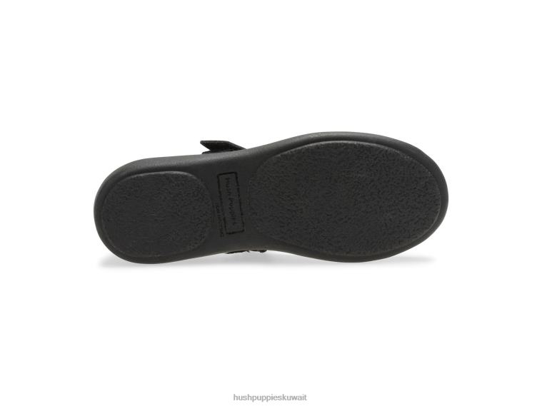 كو Hush Puppies بنت طفل كبير ليكسي ماري جين أسود براءة اختراع أحذية HZ8X4372