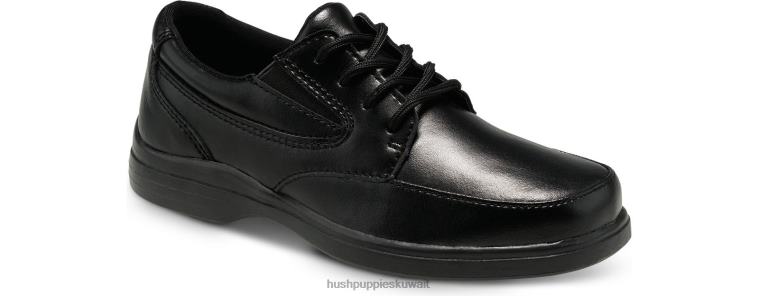 كو Hush Puppies ولد أكسفورد تاي طفل صغير أسود أحذية HZ8X4378