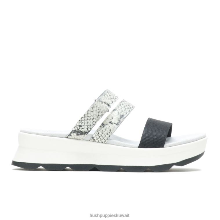 كو Hush Puppies نحيف صندل اندي جلد ثعبان / أسود صندل HZ8X439