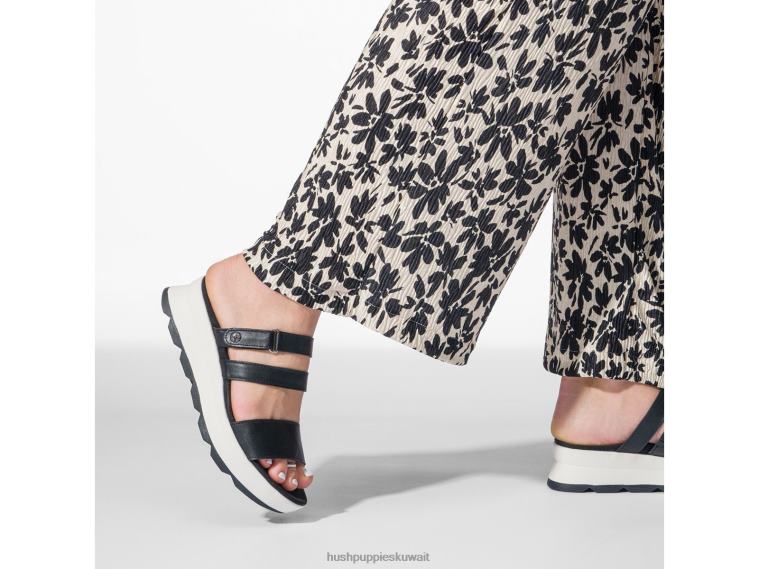 كو Hush Puppies نحيف صندل اندي جلد ثعبان / أسود صندل HZ8X439