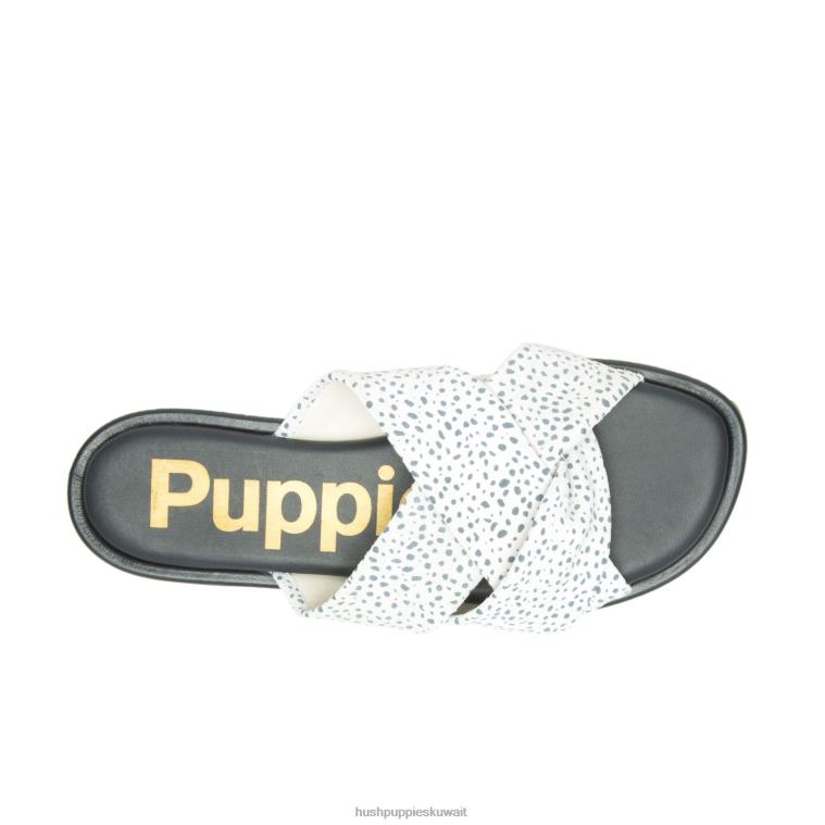 كو Hush Puppies نحيف صندل إميلي سلايد نمر الثلج من جلد الغزال صندل HZ8X43