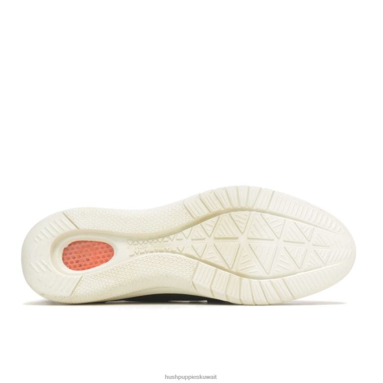 كو Hush Puppies نحيف تقدم متعطل جلد أسود جريء الكسول HZ8X445