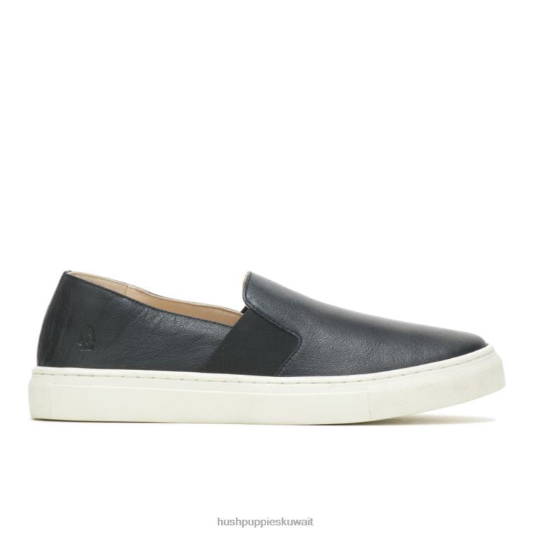 كو Hush Puppies نحيف نويل ينزلق جلد أسود جريء انزلق HZ8X474