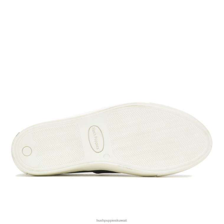 كو Hush Puppies نحيف نويل ينزلق جلد أسود جريء انزلق HZ8X474