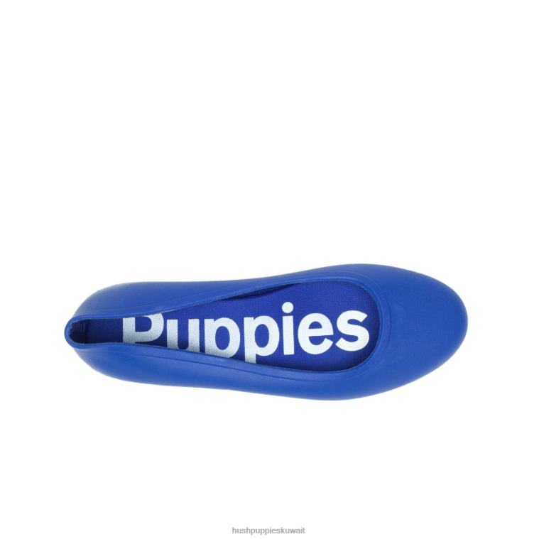 كو Hush Puppies نحيف برايت الملوثات العضوية الثابتة بنفسجي مزرق أحذية مسطحة HZ8X489