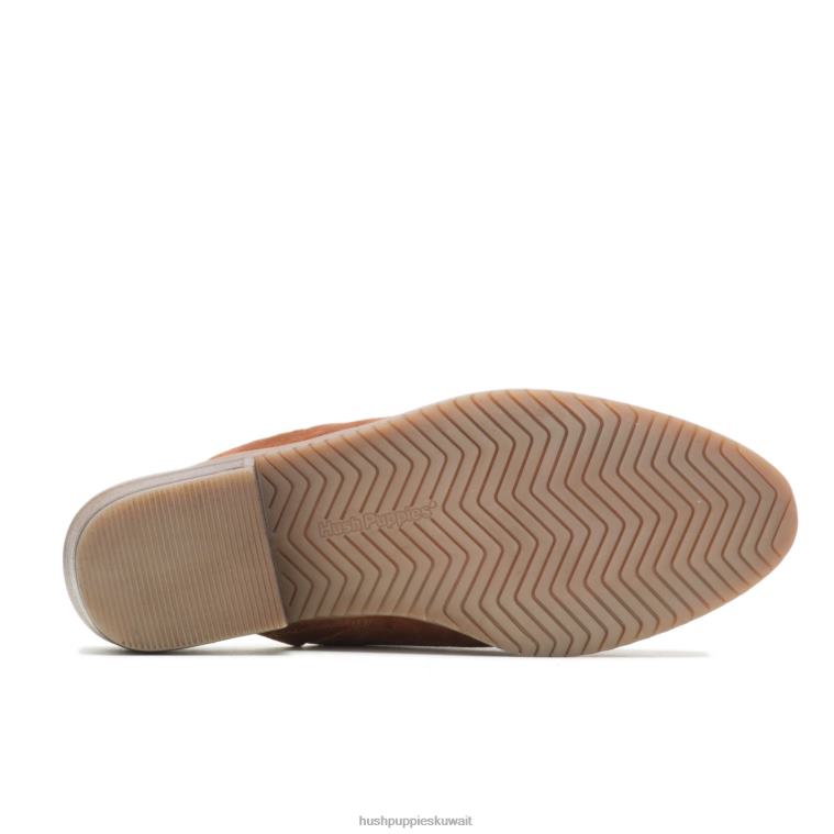 كو Hush Puppies نحيف بغل سيينا الصدأ تان الجلد المدبوغ كعوب HZ8X494