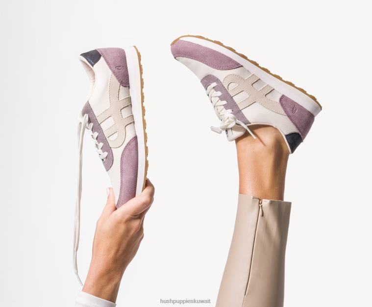 كو Hush Puppies نحيف حذاء رياضة Seventy8 جلد الغزال الأرجواني متعدد حذاء رياضة HZ8X4112