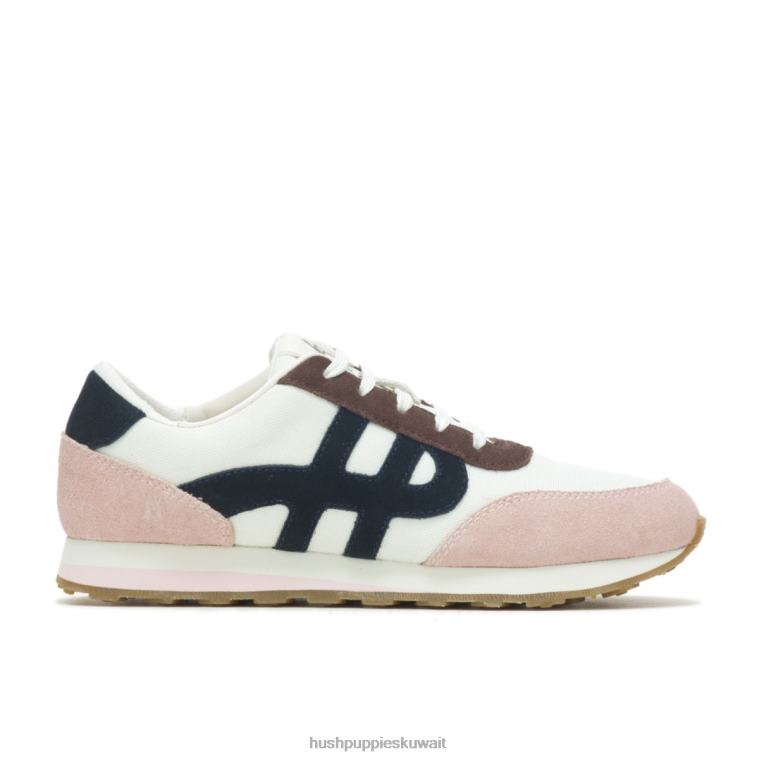 كو Hush Puppies نحيف حذاء رياضة Seventy8 الجلد المدبوغ الوردي المتربة حذاء رياضة HZ8X4115