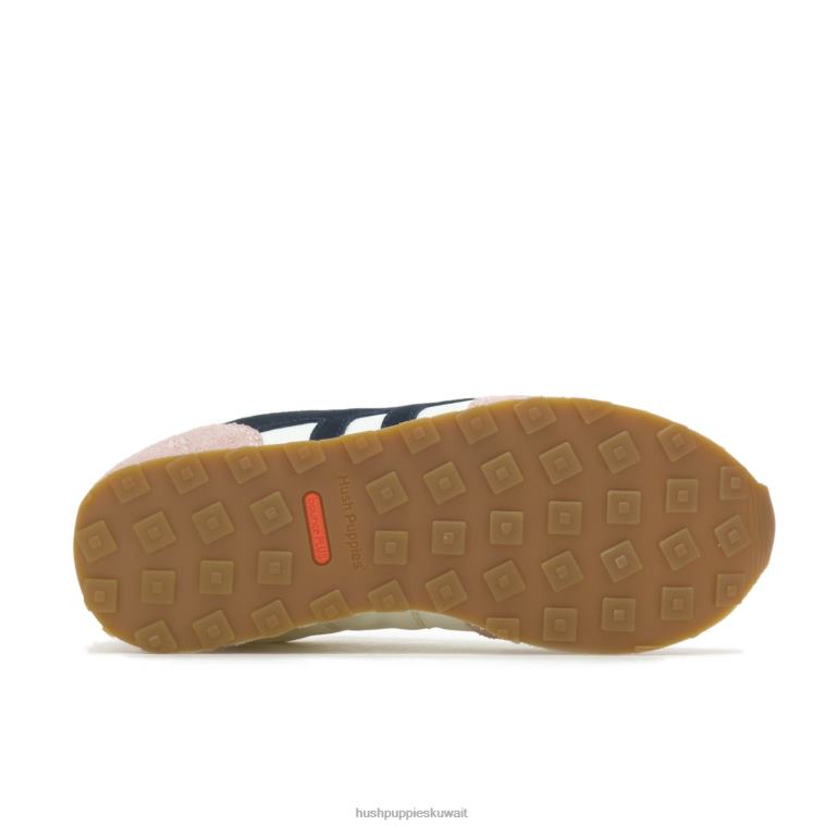 كو Hush Puppies نحيف حذاء رياضة Seventy8 الجلد المدبوغ الوردي المتربة حذاء رياضة HZ8X4115