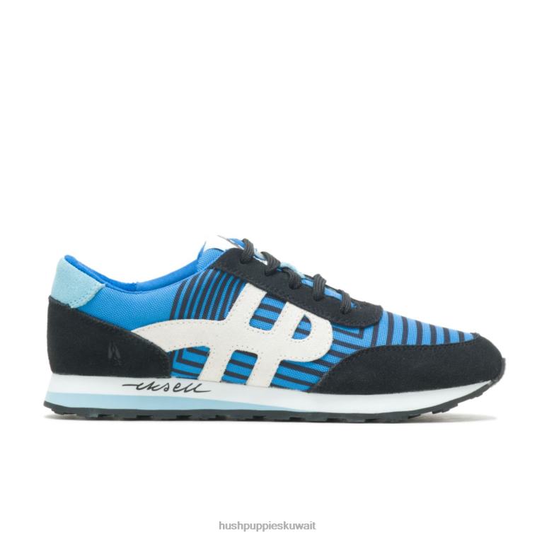 كو Hush Puppies نحيف حذاء رياضة Seventy8 الجلد المدبوغ الأزرق المتعدد حذاء رياضة HZ8X4117