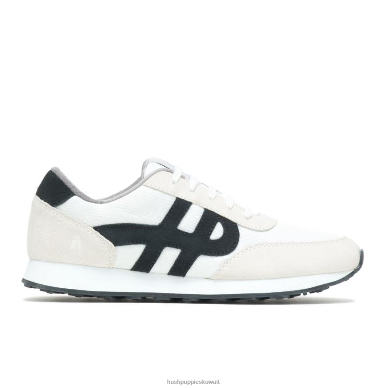 كو Hush Puppies نحيف حذاء رياضة Seventy8 جلد الغزال الأبيض حذاء رياضة HZ8X4118