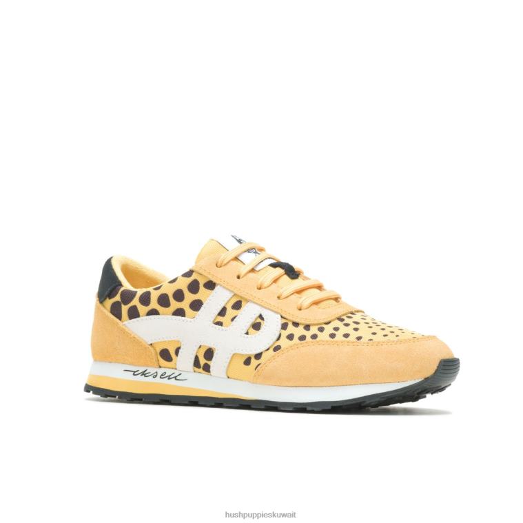 كو Hush Puppies نحيف حذاء رياضة Seventy8 متعدد الجلد المدبوغ الأصفر حذاء رياضة HZ8X4119