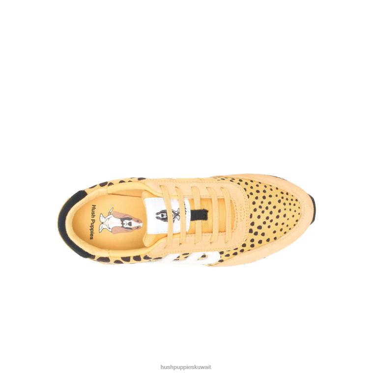 كو Hush Puppies نحيف حذاء رياضة Seventy8 متعدد الجلد المدبوغ الأصفر حذاء رياضة HZ8X4119