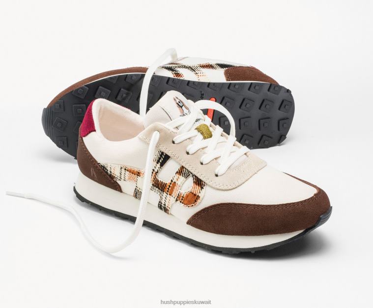 كو Hush Puppies نحيف حذاء رياضة Seventy8 الرجعية منقوشة حذاء رياضة HZ8X4122