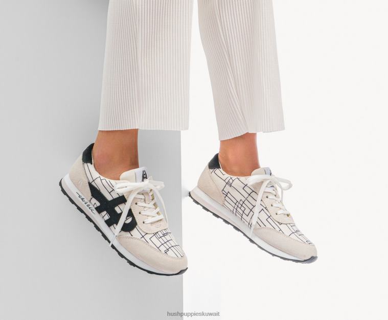 كو Hush Puppies نحيف حذاء رياضة Seventy8 جلد مدبوغ رمادي متعدد حذاء رياضة HZ8X4123