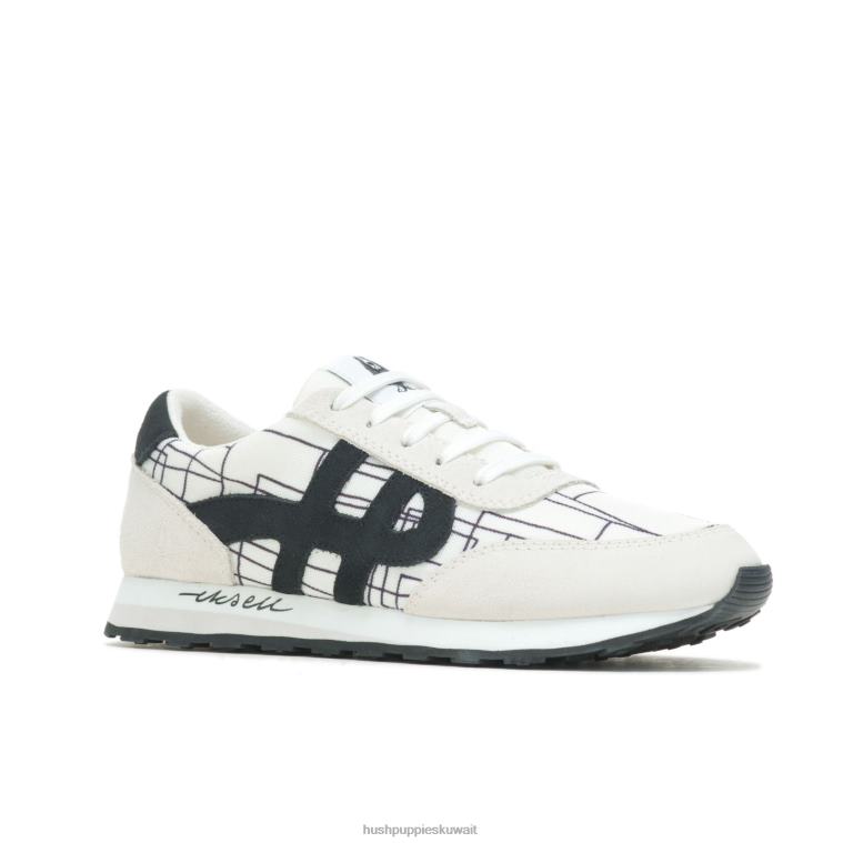 كو Hush Puppies نحيف حذاء رياضة Seventy8 جلد مدبوغ رمادي متعدد حذاء رياضة HZ8X4123