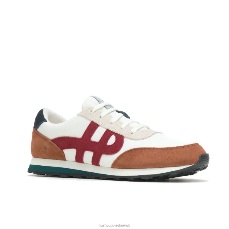 كو Hush Puppies نحيف حذاء رياضة Seventy8 الجلد المدبوغ الأبيض متعدد حذاء رياضة HZ8X4124