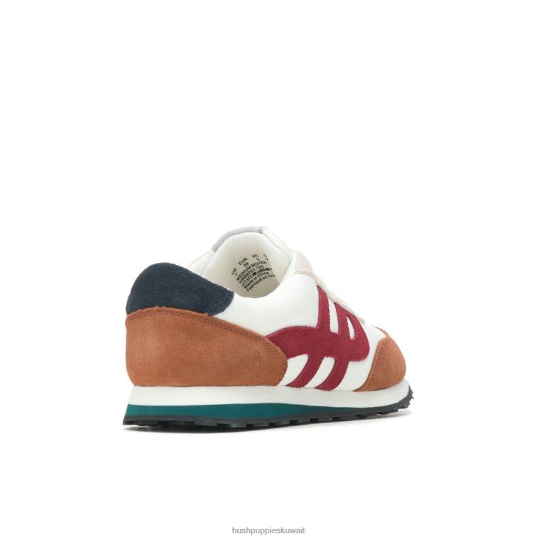 كو Hush Puppies نحيف حذاء رياضة Seventy8 الجلد المدبوغ الأبيض متعدد حذاء رياضة HZ8X4124