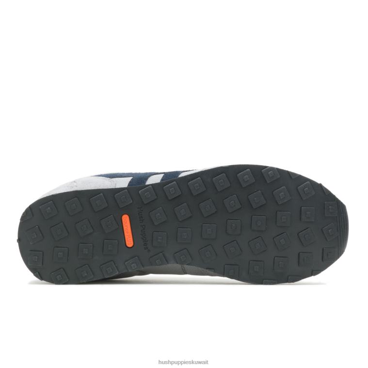 كو Hush Puppies رجال حذاء رياضة Seventy8 فروست الجلد المدبوغ الرمادي حذاء رياضة HZ8X4320