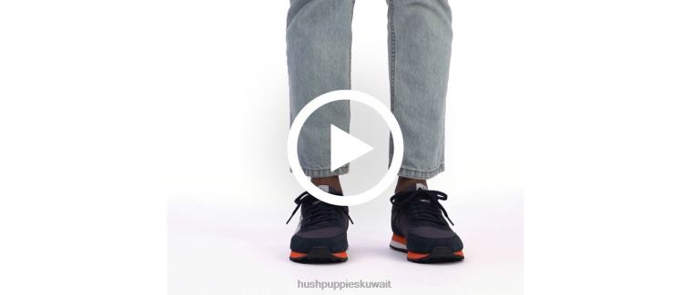 كو Hush Puppies رجال حذاء رياضة Seventy8 سويدي كحلي / أبيض حذاء رياضة HZ8X4330