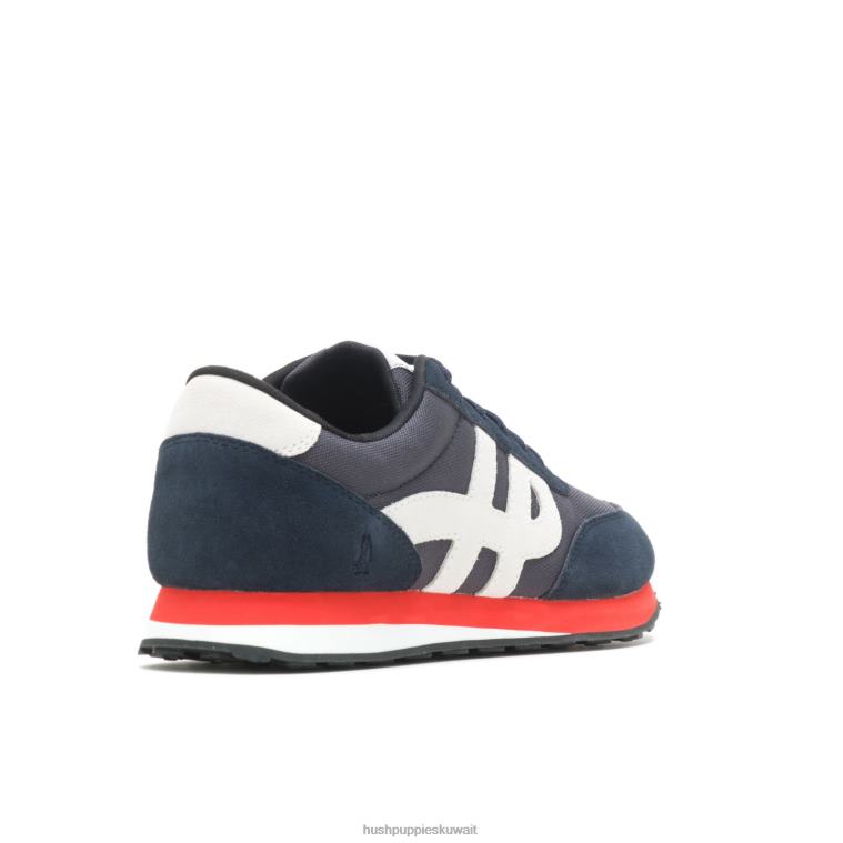 كو Hush Puppies رجال حذاء رياضة Seventy8 سويدي كحلي / أبيض حذاء رياضة HZ8X4330