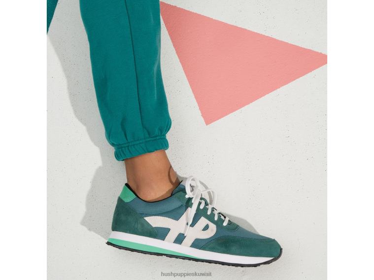 كو Hush Puppies رجال حذاء رياضة Seventy8 جلد الغزال الأسود حذاء رياضة HZ8X4331