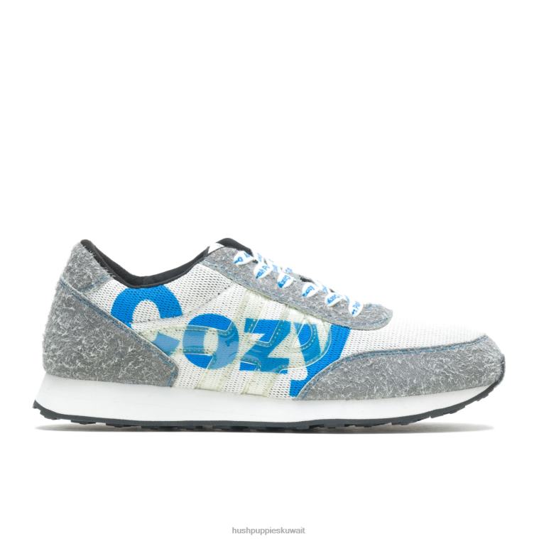 كو Hush Puppies رجال حذاء رياضة Seventy8 جلد الغزال الرمادي حذاء رياضة HZ8X4335