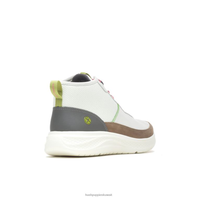 كو Hush Puppies نحيف رفع chukka نوبوك كريم الفانيليا حذاء رياضة HZ8X4127