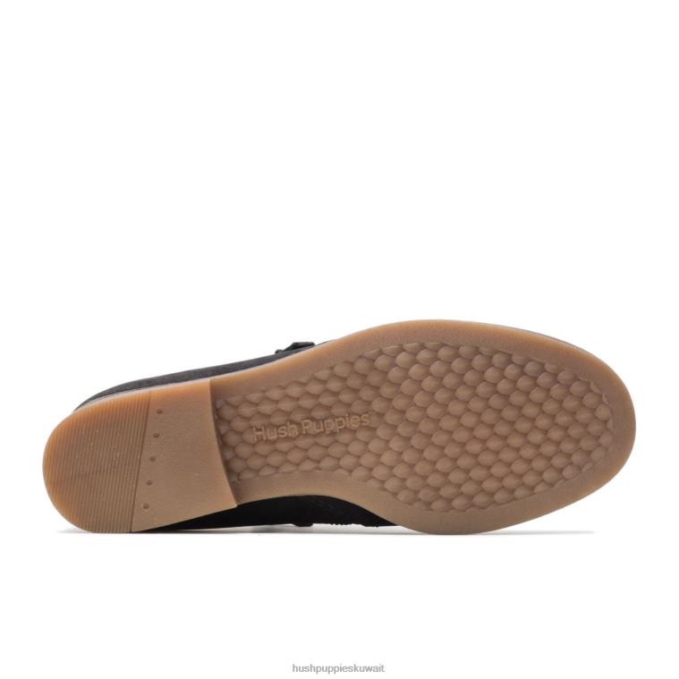 كو Hush Puppies نحيف التمهيد مازن كايتو nubuck الأسود حذاء طويل HZ8X4163